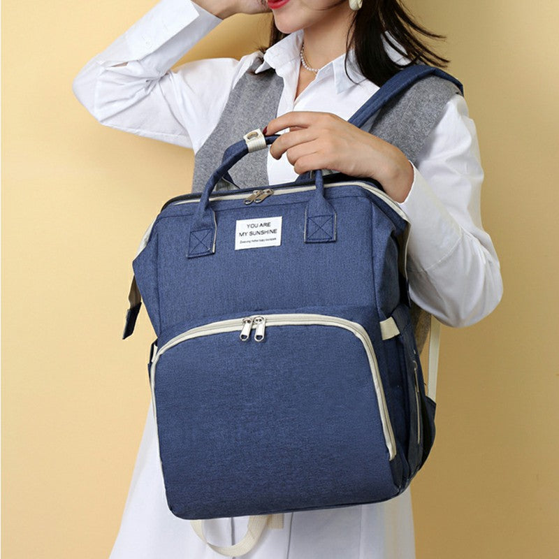 Baby Changing Backpack With Foldable Bed